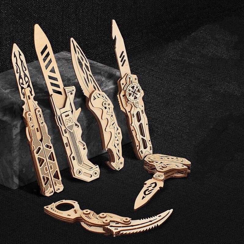 🎁 Hot Sale 49% OFF 🔥New Wooden Assembled Military Knife