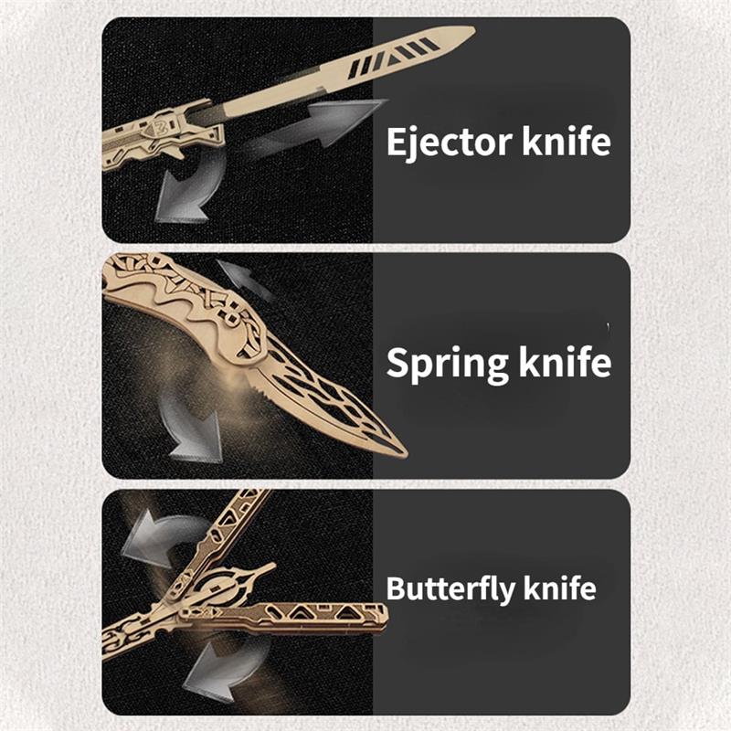 🎁 Hot Sale 49% OFF 🔥New Wooden Assembled Military Knife