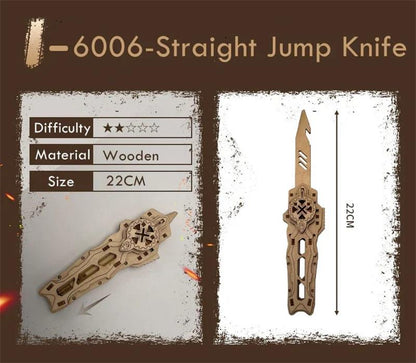 🎁 Hot Sale 49% OFF 🔥New Wooden Assembled Military Knife