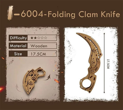 🎁 Hot Sale 49% OFF 🔥New Wooden Assembled Military Knife