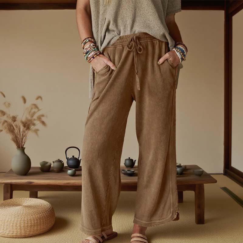 🍂Women’s Comfortable Wide-Leg Elastic Waist Pants