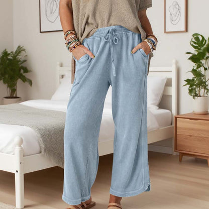 🍂Women’s Comfortable Wide-Leg Elastic Waist Pants