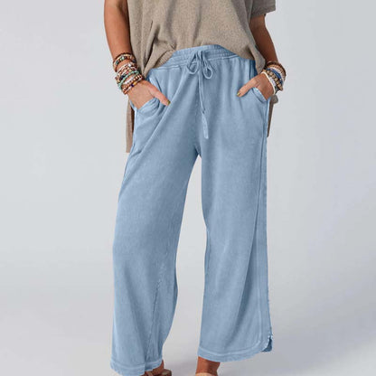 🍂Women’s Comfortable Wide-Leg Elastic Waist Pants