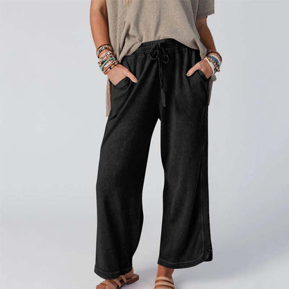 🍂Women’s Comfortable Wide-Leg Elastic Waist Pants