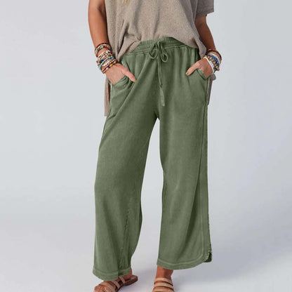 🍂Women’s Comfortable Wide-Leg Elastic Waist Pants