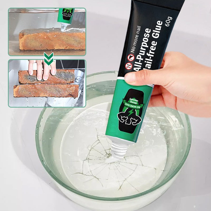 【🔥Buy 2 Get 3 Free】☔All-purpose Nail-free Glue