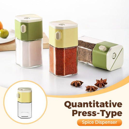 ✨Quantitative Dual Mouth Press-Type Spice Dispenser