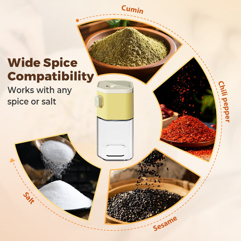 ✨Quantitative Dual Mouth Press-Type Spice Dispenser