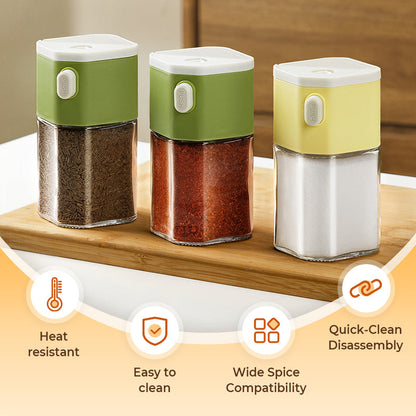 ✨Quantitative Dual Mouth Press-Type Spice Dispenser