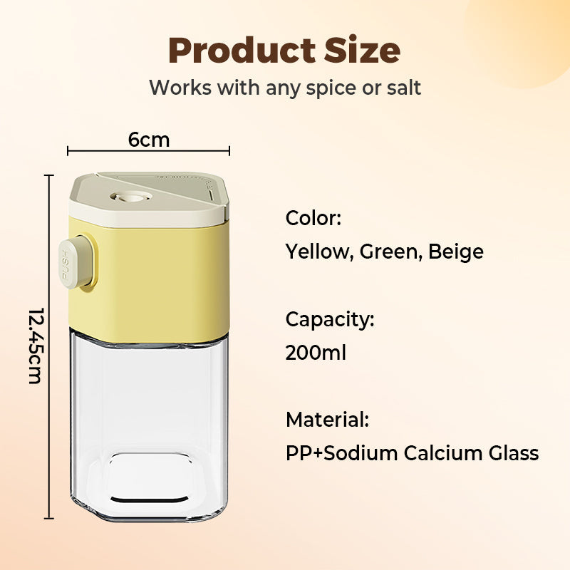 ✨Quantitative Dual Mouth Press-Type Spice Dispenser