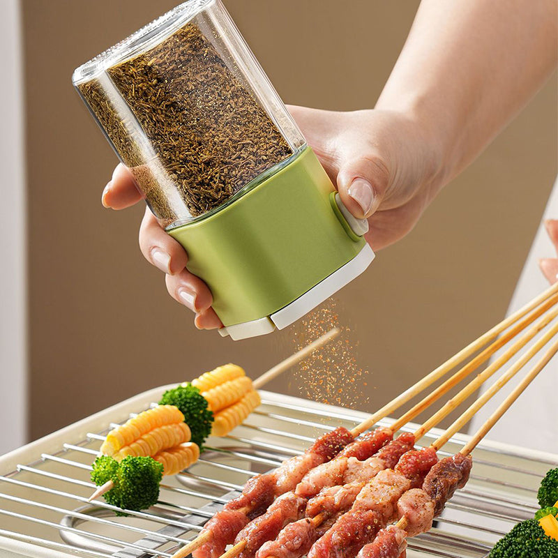 ✨Quantitative Dual Mouth Press-Type Spice Dispenser