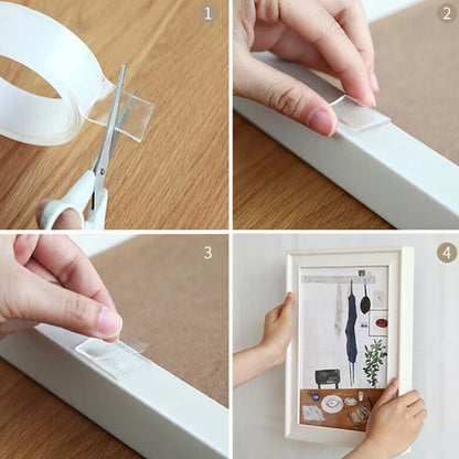💥Removable Strong Clear Double-Sided Tape