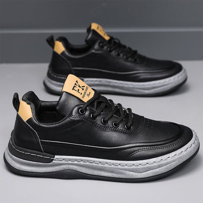 Men's Casual Comfortable PU Leather Sneakers