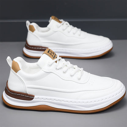 Men's Casual Comfortable PU Leather Sneakers