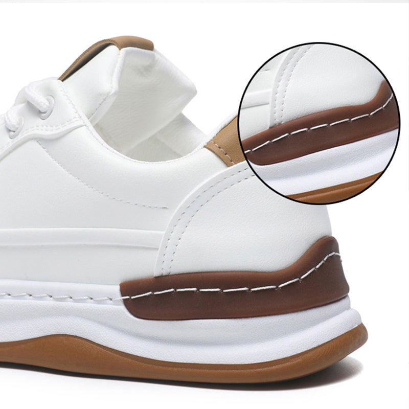 Men's Casual Comfortable PU Leather Sneakers
