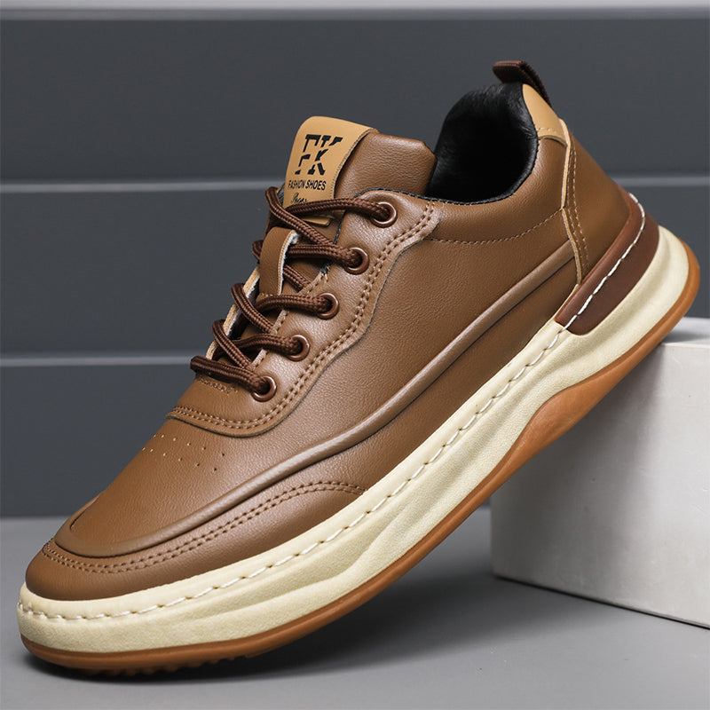Men's Casual Comfortable PU Leather Sneakers