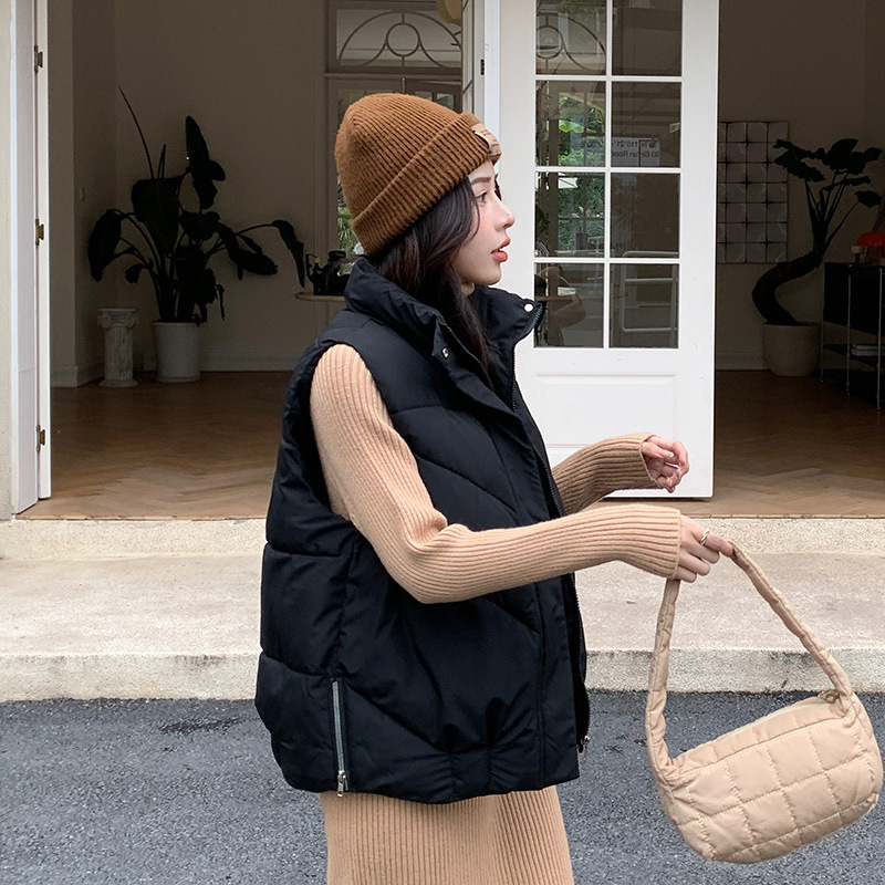 🍂Women's Loose Stand Collar Outerwear Vest