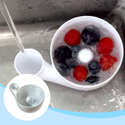 Automatic Fruit and Vegetable Washing Basket Using Water Flow