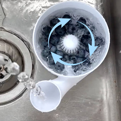 Automatic Fruit and Vegetable Washing Basket Using Water Flow