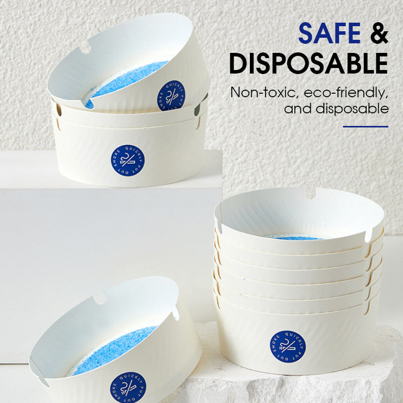 🔥Disposable Ashtrays with Ash Absorbing Gel🔥