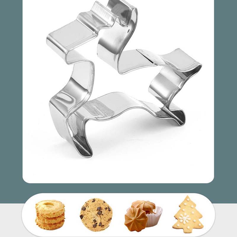 🌈24-Piece Stainless Steel Christmas Cookie Cutters Set