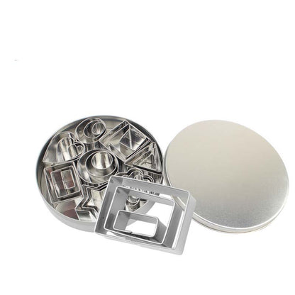 🌈24-Piece Stainless Steel Christmas Cookie Cutters Set
