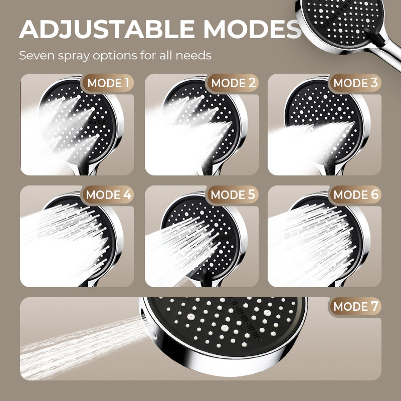 🔥 Ultimate High Pressure Rain Shower Head – 15cm Power Panel & 7 Settings for a Luxurious Spa Shower! 🛁 Black Friday 49% Off!