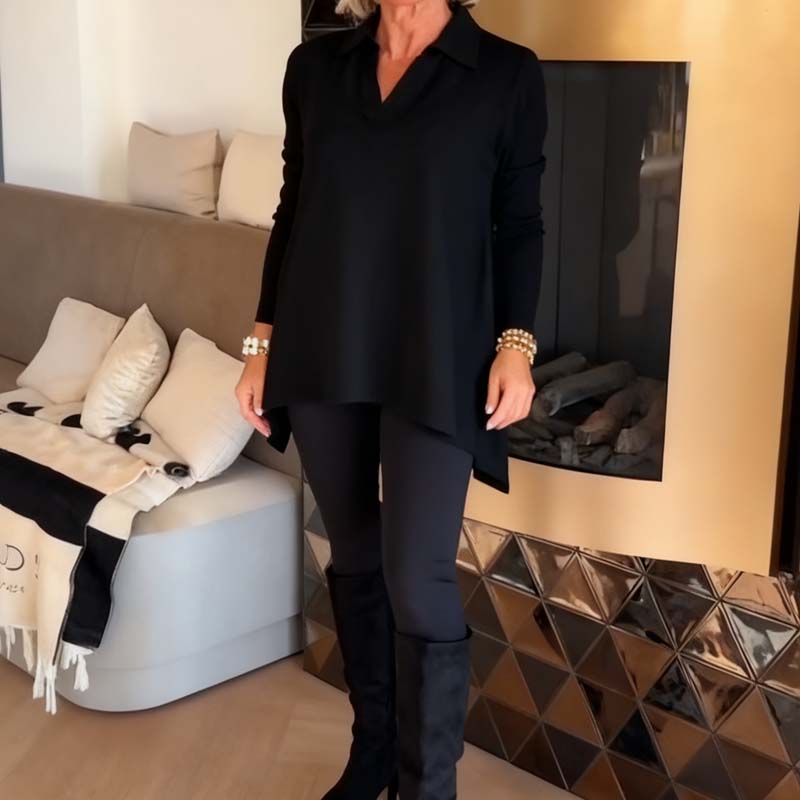 🎁 Hot Sale 49% OFF 🔥Women's Casual Lapel Long Sleeve Top
