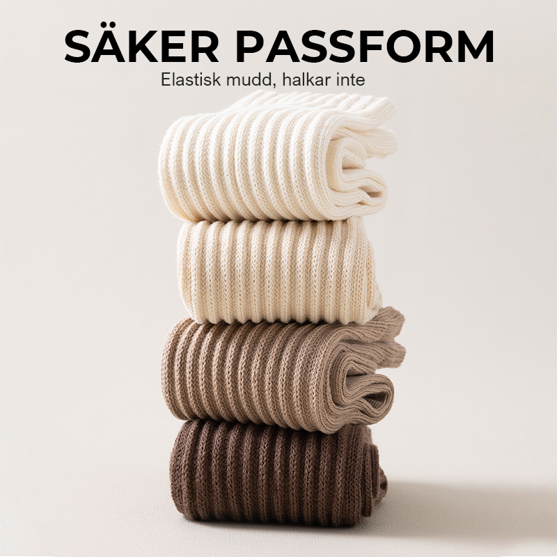 Warm Women's Mid-Length Socks for Fall and Winter