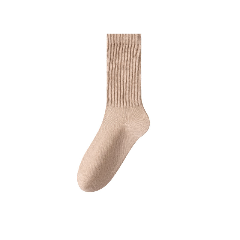 Warm Women's Mid-Length Socks for Fall and Winter