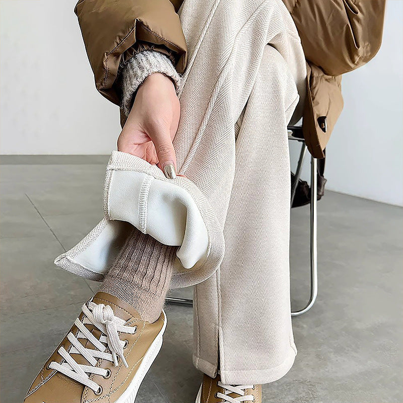 ⭐Women's Winter Straight-Leg High-Waisted Pants