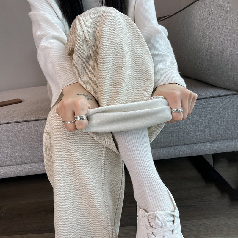 ⭐Women's Winter Straight-Leg High-Waisted Pants