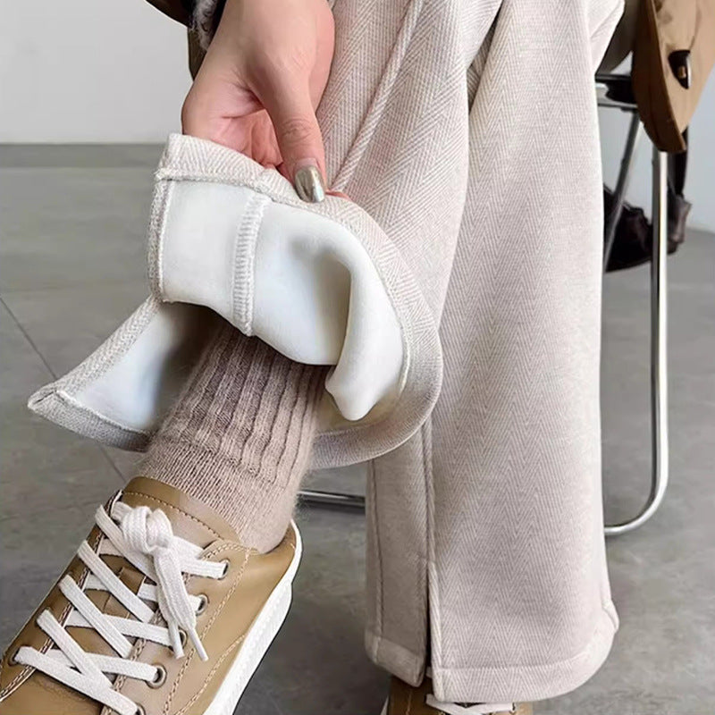 ⭐Women's Winter Straight-Leg High-Waisted Pants