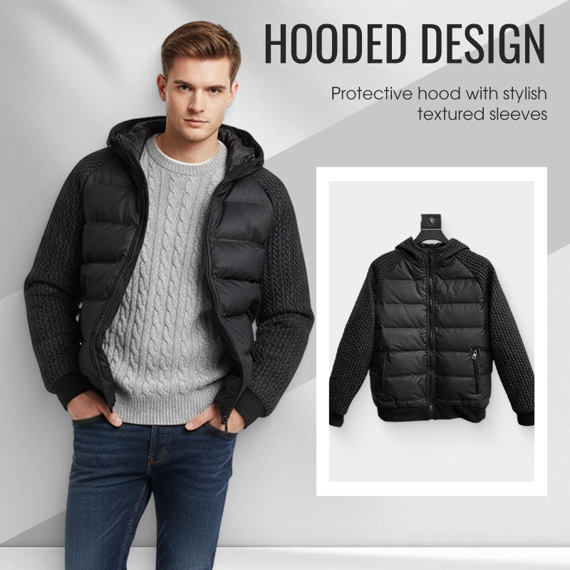 🍂Men's Windproof Padded & Hooded Jacket