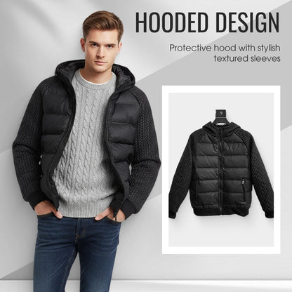 🍂Men's Windproof Padded & Hooded Jacket
