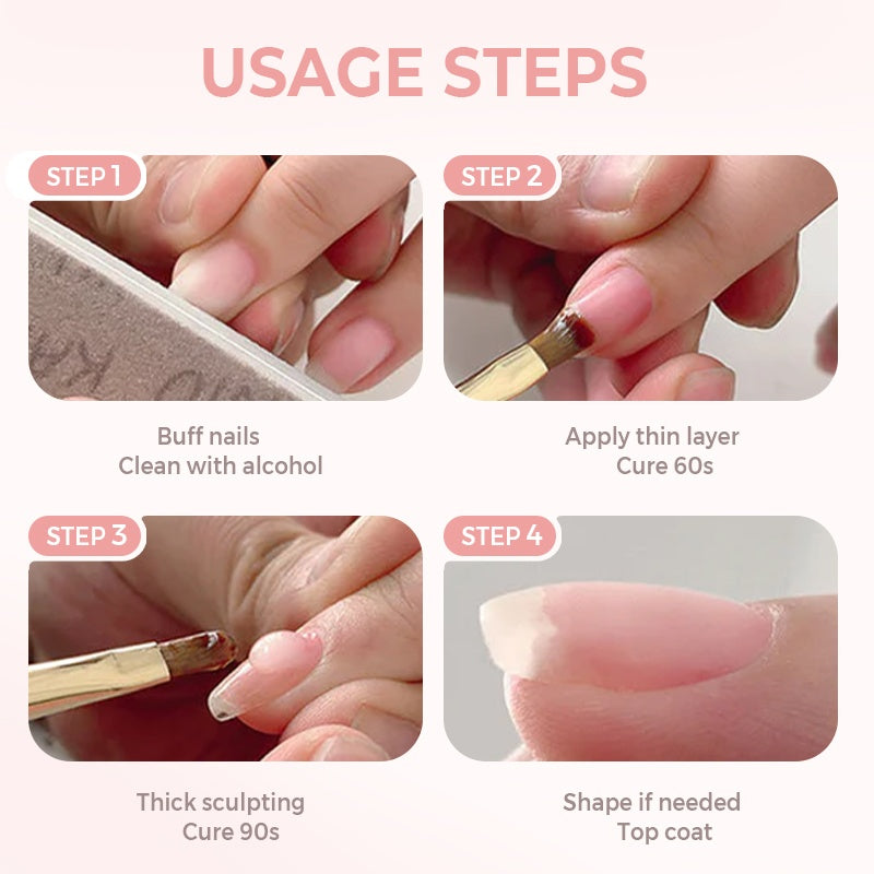 💅3-in-1 Self-Leveling Nail Builder Gel✨