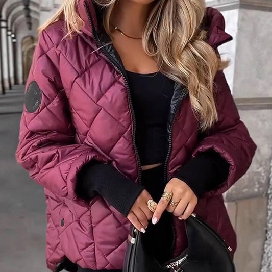 🔥Warm and casual cotton hooded jacket for women