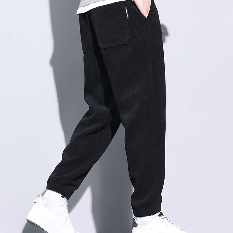 🔥49% OFF👖Tapered Drawstring Corduroy Pants with Pockets
