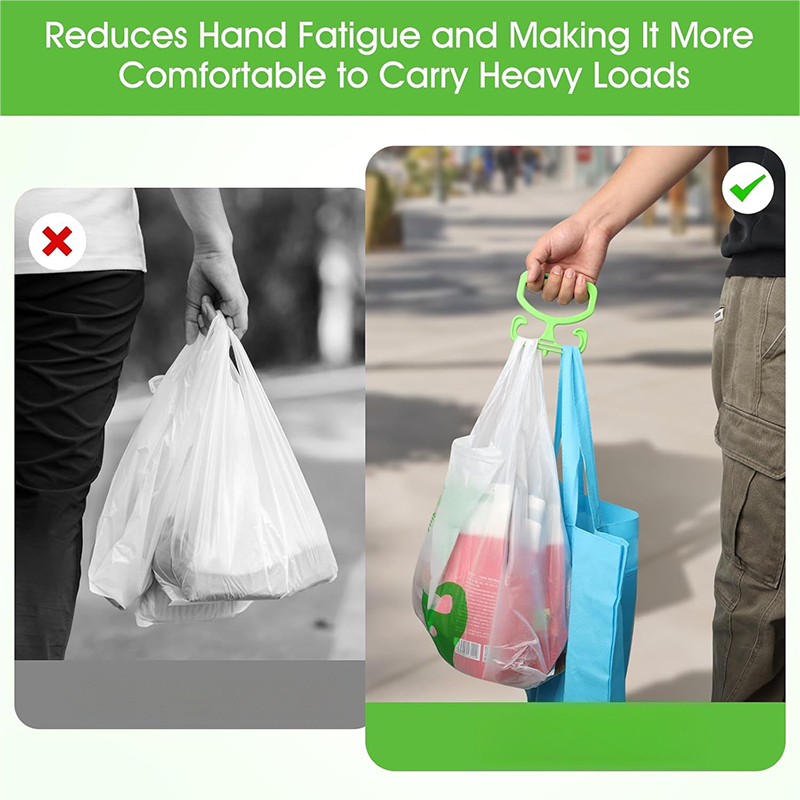 Ergonomic Grocery Bag Carrier for Shopping & Travel