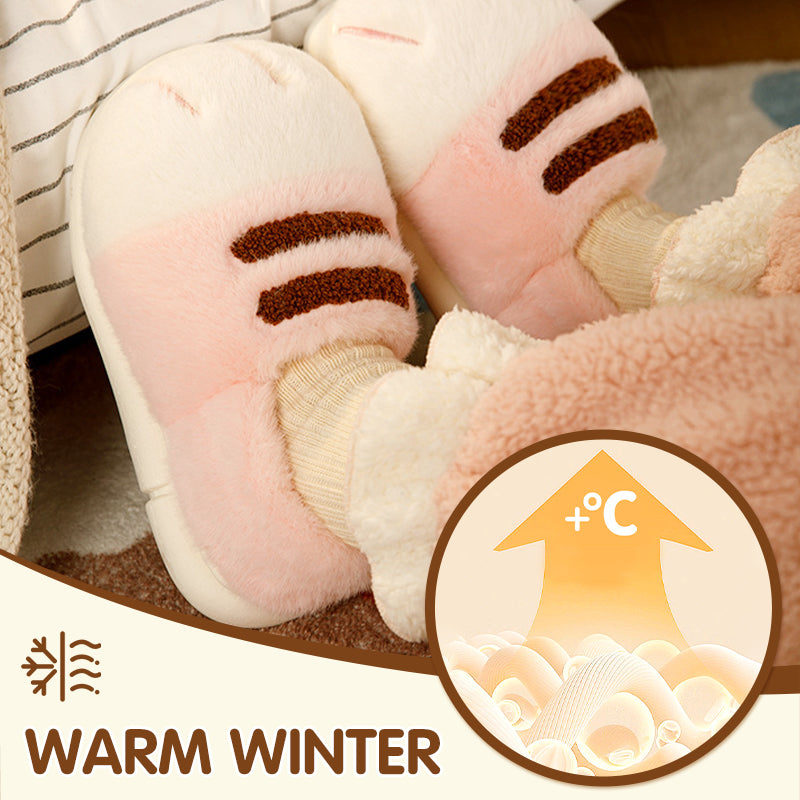 😽Cozy Cat Paw Slippers - Soft & Warm