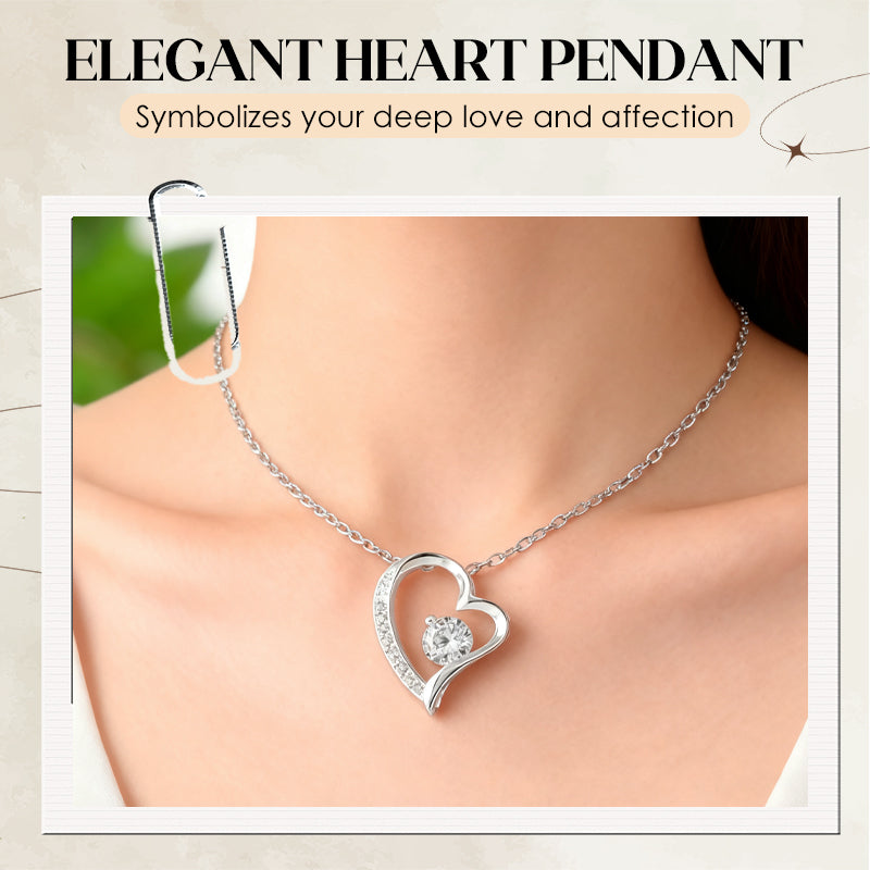 🌹100 Languages “I Love You” Projection Heart Pendant Necklace💕