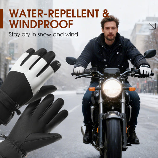 Windproof Water-Repellent Winter Gloves for Outdoor Cycling