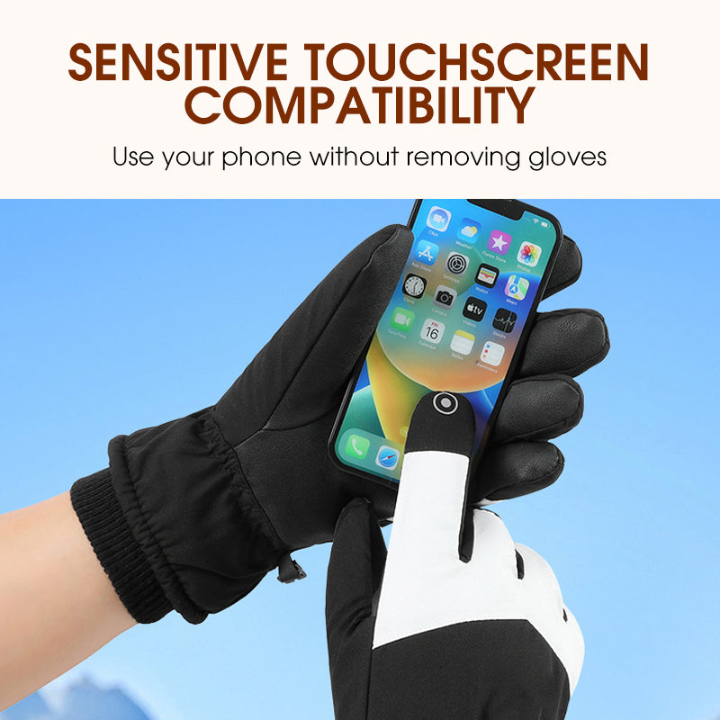 Windproof Water-Repellent Winter Gloves for Outdoor Cycling