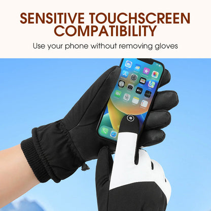 Windproof Water-Repellent Winter Gloves for Outdoor Cycling