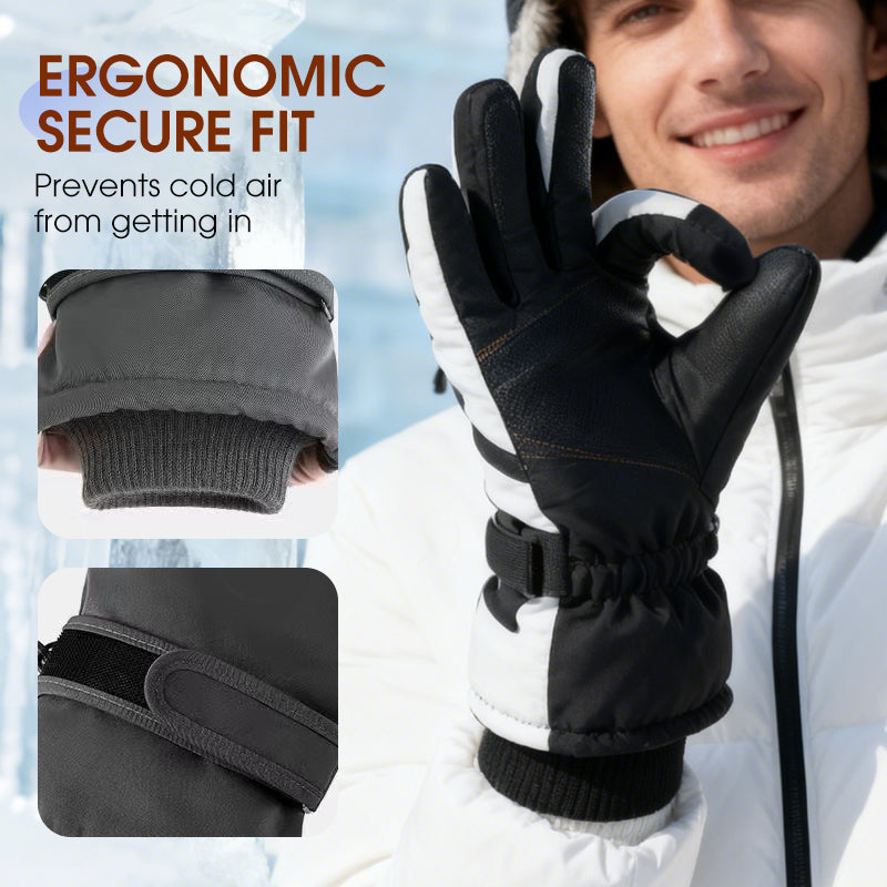 Windproof Water-Repellent Winter Gloves for Outdoor Cycling