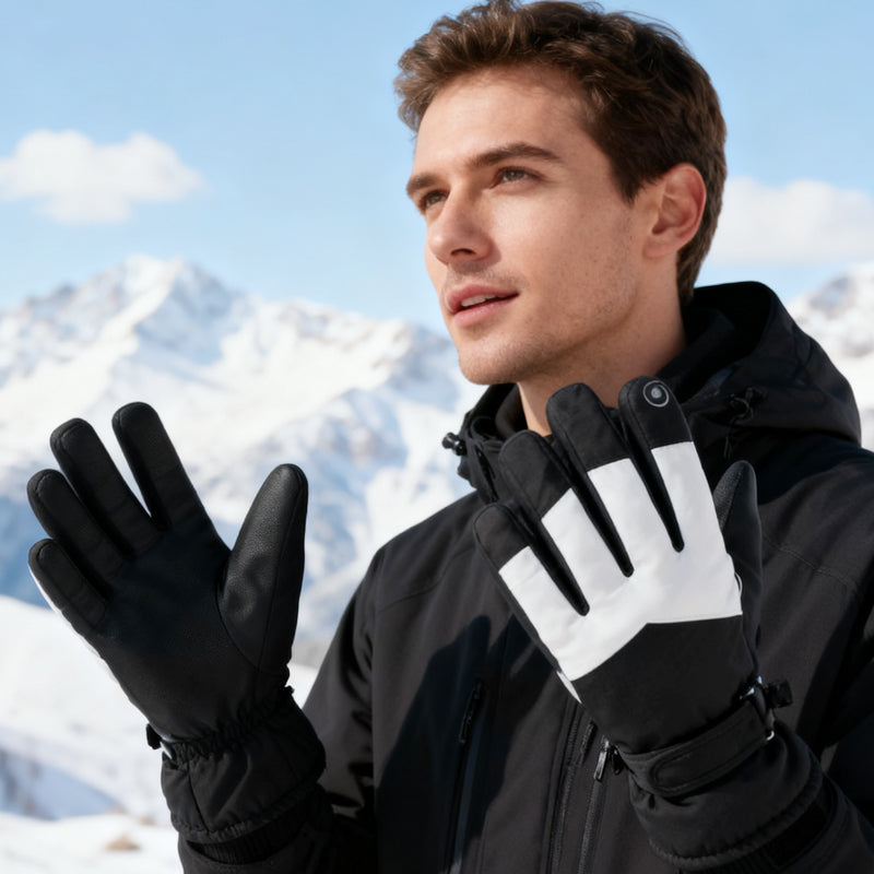 Windproof Water-Repellent Winter Gloves for Outdoor Cycling