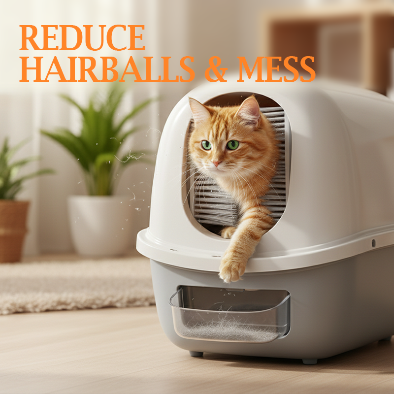 ⏳Limited-time 50% off🔥 Cat Litter Box Hair Filter Door