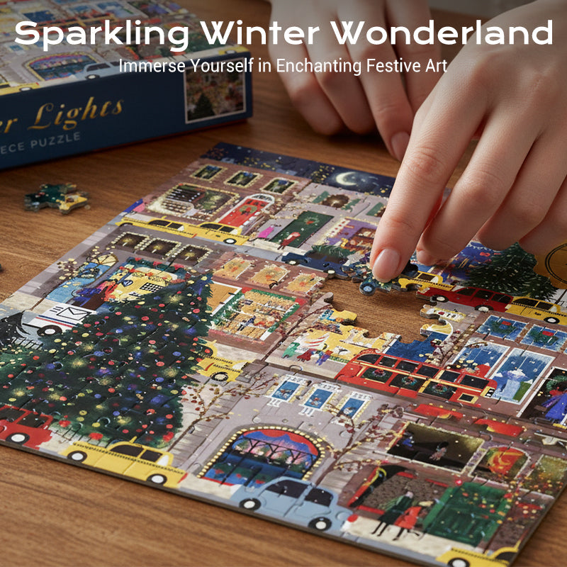 🎄Winter Lights Decorative Puzzle Set