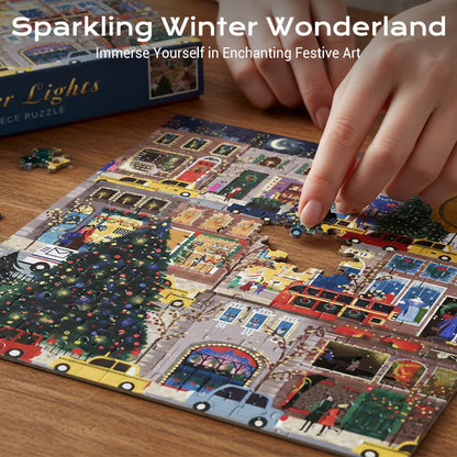 🎄Winter Lights Decorative Puzzle Set