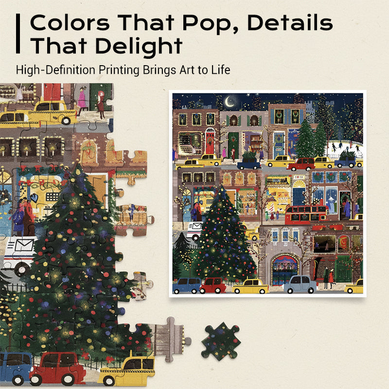 🎄Winter Lights Decorative Puzzle Set